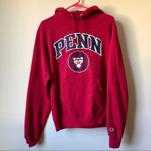 Champion PENN Red Hoodie